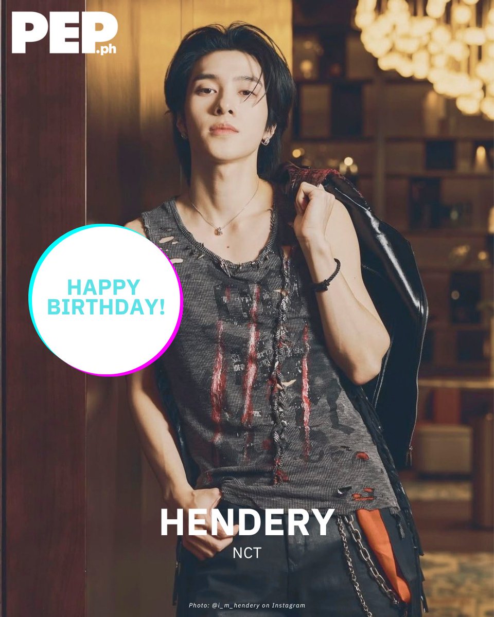 PEPalerts's tweet photo. Happy birthday, Hendery! 🥳 May your special day be filled with love, happiness, and wonderful moments! ✨

He is a singer and rapper known as a member of the K-pop group NCT and its sub-unit WayV.

#PEPBirthdays #PEPSocial #PEPAly https://t.co/O0QjPPgBhR