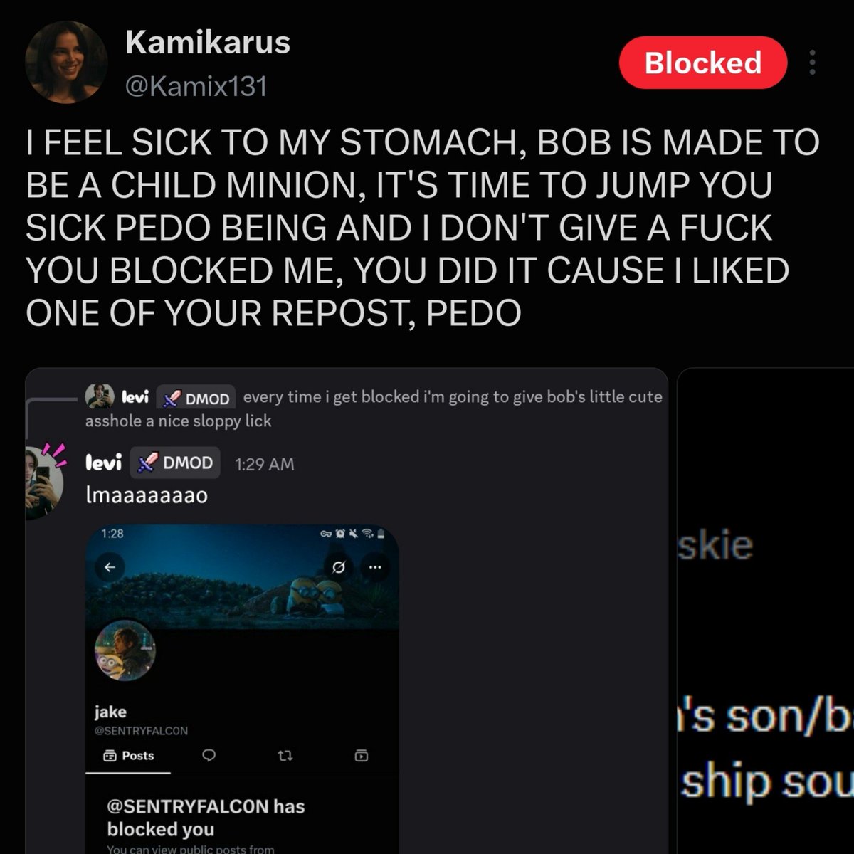 deadmallsoft's tweet photo. getting called a pedophile over a minion joke was definitely not what i expected today lol https://t.co/KzWAibLSVA