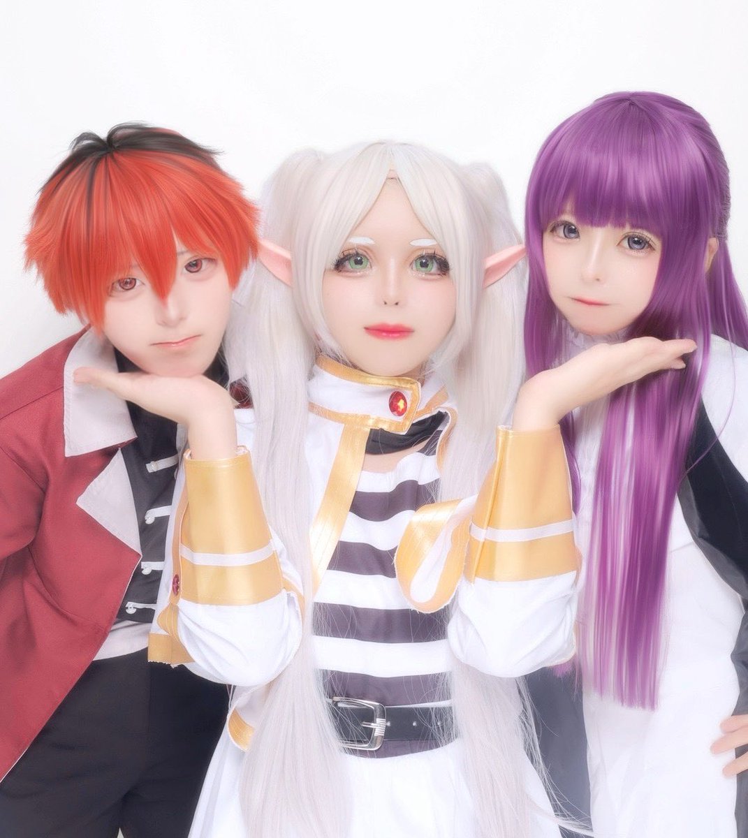 samepic0_0's tweet photo. cos.  かわいい仲間たち🧳🪄
🤍@YIHTcXEGjx6067 
💜@comugi252 https://t.co/teQMJKK04c