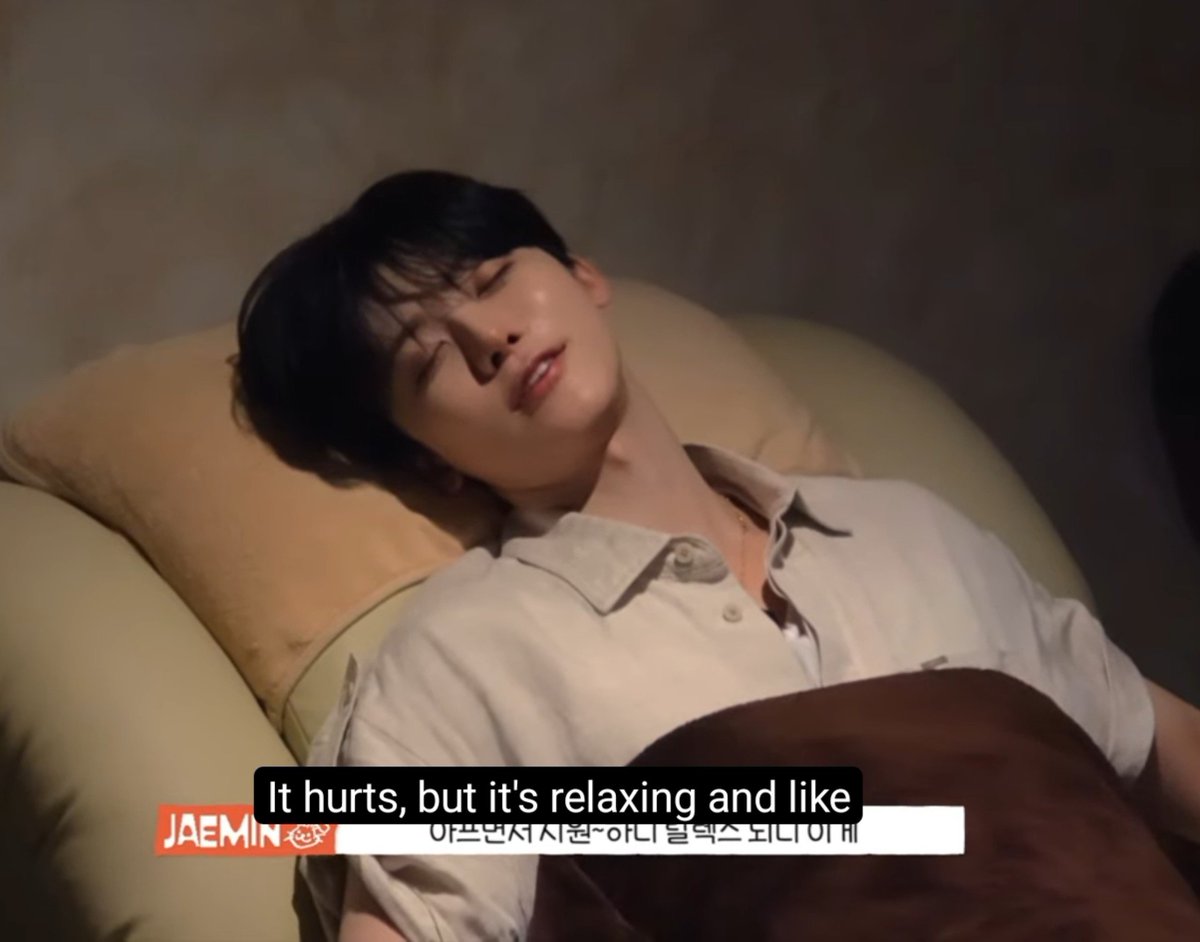 Hasii_cut's tweet photo. "It hurts for me"
"It hurts, but it's relaxing"

Jm finally admitting to his masochistic tendencies ♥︎ how sweet https://t.co/3qpHqenx5D