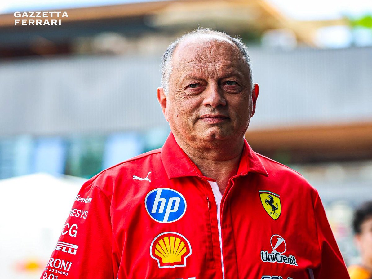 GazzettaFerrari's tweet photo. 🚨 | Fred Vasseur: “We will bring upgrades and continue to push until the final corner.”

“I don’t know if the final corner will be in the Middle East or somewhere else, but we will push until the final corner.” https://t.co/NjMlbbiDte