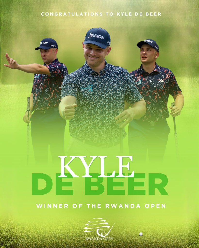 Sensitiveltd's tweet photo. Congratulations to Kyle De Beer who wins the first Rwanda Open for his maiden Sunshine Tour titleโณ๏ธ๐๐ผ
#RwandaOpen2026 #RwandaGolfers #SunShineTour #VisitRwanda https://t.co/fKviNbHNMx