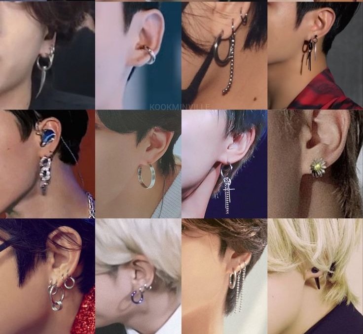 starcandyvkoo's tweet photo. Jungkook wearing dangling earrings?? ARE WE GETTING DANGLING EARRINGS KOOK BACK https://t.co/hPaXihrGax