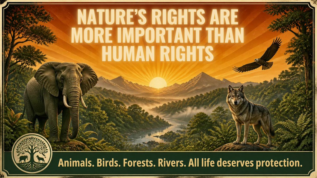 SuchendraMishra's tweet photo. Retweet if you are agree..!! 
#nature #Jungle #Environment #animals https://t.co/tZA1p9F6e1