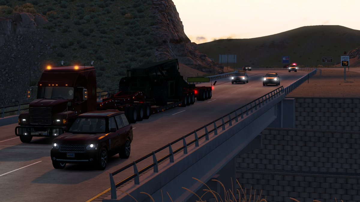kisaragi08080's tweet photo. 【American Truck Simulator】【ATS】Ver1.60を
ノートPCで配送 #38 ロックスプリングス ➡ アーティージア
★★★スクショ★★★
#americantracksimulator #ats #YUTAKASHOP さん https://t.co/PixeV4mnHE