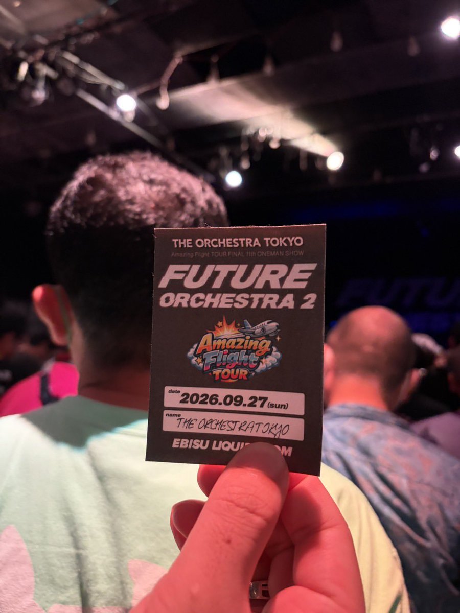 JoeRizer's tweet photo. 9.27 𝗔𝗺𝗮𝘇𝗶𝗻𝗴 𝗙𝗹𝗶𝗴𝗵𝘁 𝗧𝗢𝗨𝗥 𝗙𝗜𝗡𝗔𝗟 
𝗕𝗔𝗡𝗗 𝗦𝗘𝗧 𝗢𝗡𝗘𝗠𝗔𝗡 𝗦𝗛𝗢𝗪
『𝗙𝗨𝗧𝗨𝗥𝗘 𝗢𝗥𝗖𝗛𝗘𝗦𝗧𝗥𝗔 𝟮』@恵比寿リキッドルーム

最高のツアーファイナル素晴らしかったです🔥🔥🤟
くマと2人で飛びすぎて燃え尽きましたよ😇これからのご活躍も楽しみにしてます🫶🫶 https://t.co/Puioo8MASs