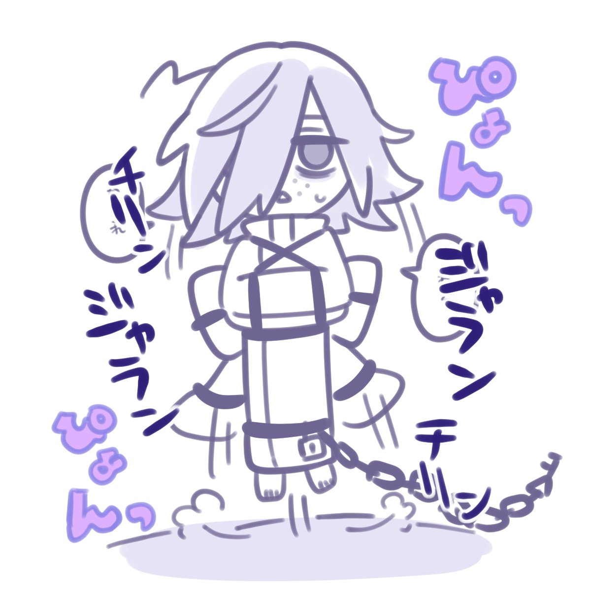 tumi0756's tweet photo. こりは幽ちゃんのゆる絵4枚です https://t.co/rOJTErTffJ