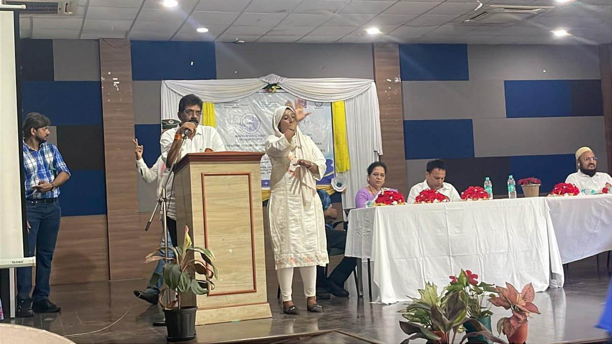 ShetSadanand's tweet photo. Attended the International Week of Divyang People and International Day of Sign Language programme at Sanjay School, Porvorim, organised by the Department for Empowerment of Persons with Disabilities and the State Commission for Empowerment of Persons with Disabilities, Government of Goa.

It was inspiring to witness the efforts towards promoting inclusivity, accessibility and empowerment of the Divyang community.