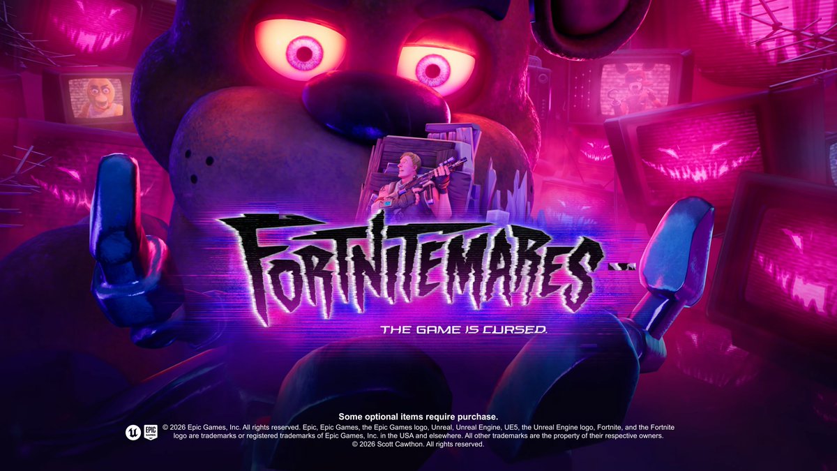 HYPEX's tweet photo. FORTNITEMARES 2026 KEY ART https://t.co/wX3URWsO3C