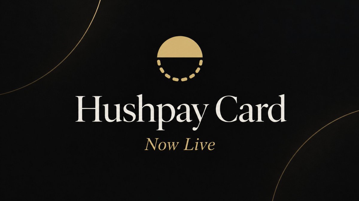 HushPayApp's tweet photo. Hushpay Card is now live.

You can create a virtual Visa card, fund it with USDG from your Hushpay balance, and use it for everyday spending.

Spend online, or add it to Apple Pay, Google Pay, or Samsung Pay.

Card live now: 
https://t.co/YwryCGJ3ot https://t.co/ctt39dL1Ph