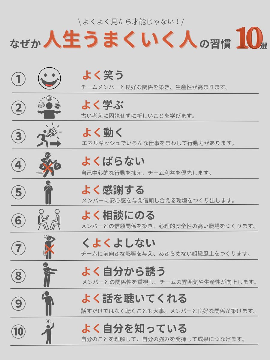 ujontaka's tweet photo. これマジ。なぜかうまくいく人って、
観察してたら共通点がありました。 https://t.co/wtAXXgnfKH