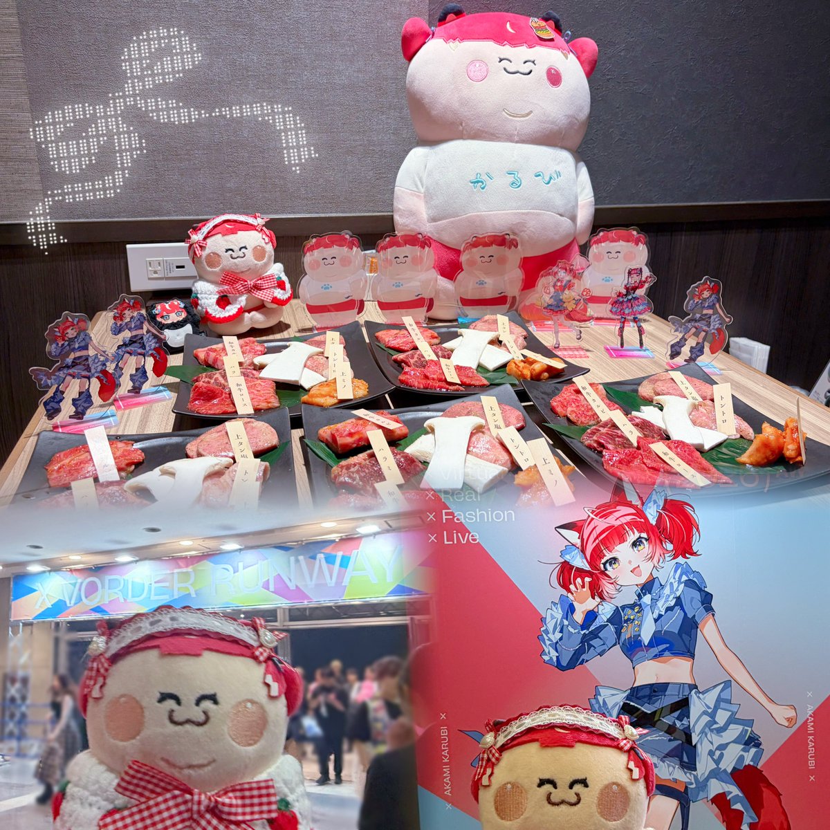 Oto__Tsuki's tweet photo. ランウェイ楽しすぎたあ😭
かるびちゃんの衣装も歩き方もライブもぜぇんぶ可愛いかったョ😻💕
またアーカイブ配信でたくさん見直すね👀
色んなヲタクとコーレスもできて楽しかった❣️
昼も夜も皆とご飯食べて丸1日最高やったありがとう🫶😭✨

 #みつかるび https://t.co/1HqfuvQGHq