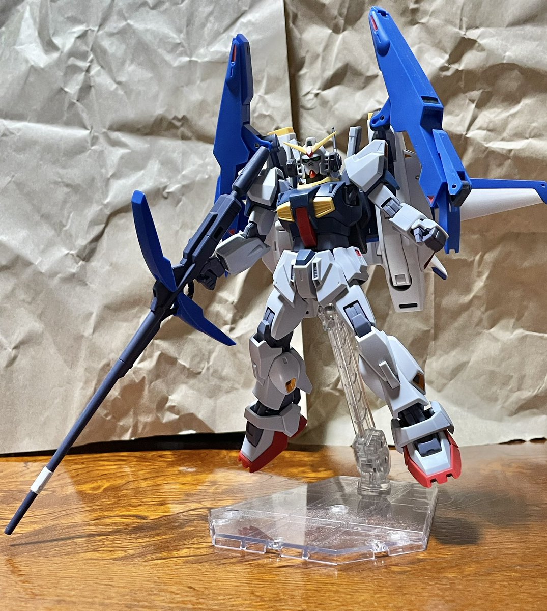 T666Buzz's tweet photo. ロボット魂スーパーガンダムが到着。プラモより少し小さめのGディフェンサーですが出来はいいです。MK2の色味がやっとイメージ通りになりました。もう〜泣かな��で〜👍

#ロボット魂 
#スーパーガンダム
#ガンダムMK2 https://t.co/nff4ryjYuv