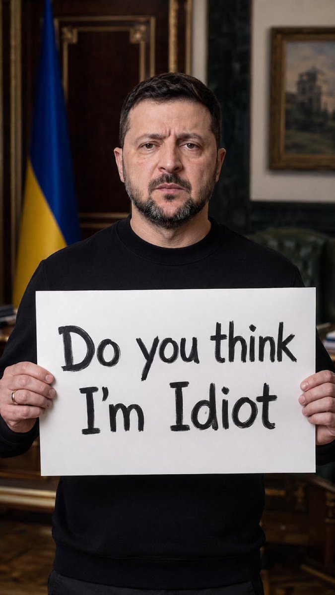 BarronTrumzst's tweet photo. Do you think Volodymyr Zelenskyy President of Ukraine is idiot??

🇺🇦🇺🇦

A) Yes 🟢 

B) No 🔴 https://t.co/6xY47cy0Rc