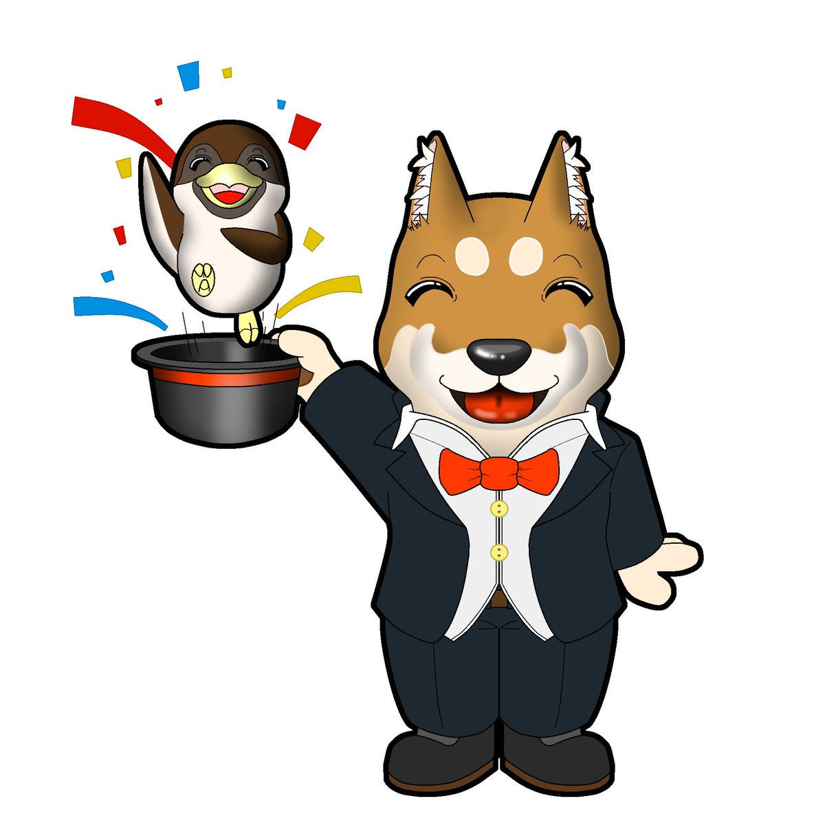 uwanwingchan's tweet photo. 本日のイラスト🐕
仕事帰宅後に描きました(^^)/
マジシャンのわんちゃんたちを描いてみました(^^)/
良い感じに描けたと思います(*^▽^*)
#イラスト
#イラスト投稿
#イラスト練習中
#オリジナルイラスト
#柴犬オリジナルイラスト
#柴犬イラスト
#ウイングわん https://t.co/cjyEWcurjA
