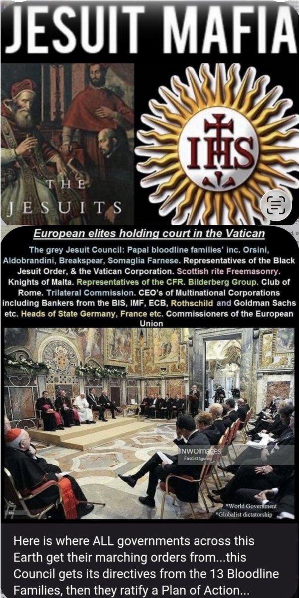 tony000000000's tweet photo. @TrevorJukes1 @koshercockney All major terrorism Vatican Jesuit Mossad MI6 CIA controlled 
It couldn’t be more obvious https://t.co/0B8i93mMdG
