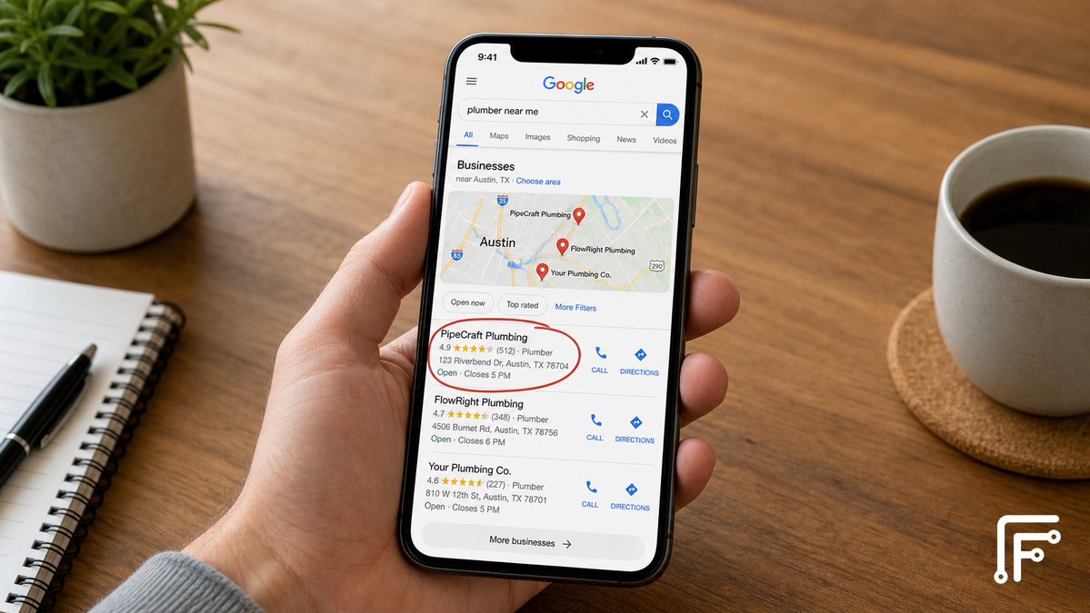 FIWBSolutions's tweet photo. Type your business name into Google right now. If a competitor shows up first and you show up second, that is not bad luck. That is your SEO not doing its job. Reply here and we will tell you why.

#SEO #SmallBusiness https://t.co/MSnU8EsX6D