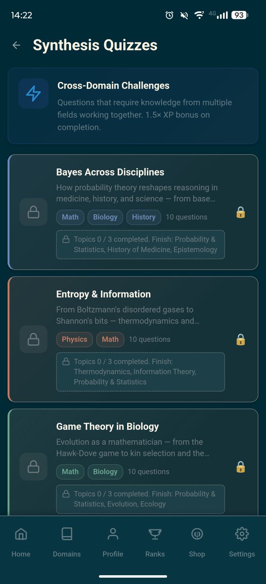 microdevd1zl's tweet photo. Fun personal project!
Learning app for various domains:
https://t.co/jJTtz4TyKK

Try it out and let me know if you like it!
#learning #app #android #playstore #science https://t.co/AuSaiwSSn7