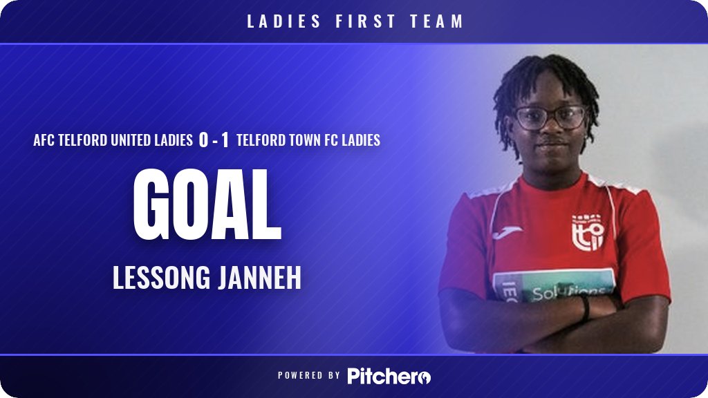 TelfordTownFC's tweet photo. Lessong opens the Derby day scoring 23': Lessong Janneh scores for Telford Town FC Ladies 🙌
#AFCTEL
https://t.co/C0ypRJ90E0 https://t.co/9Lx4thAEgU