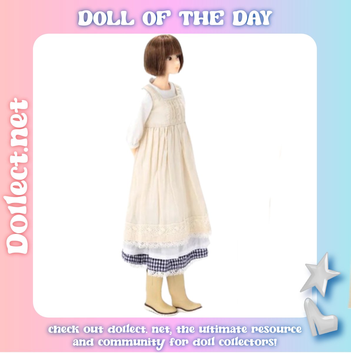 Dollect_net's tweet photo. Today's Doll of the Day is Natural Days Momoko, a Momoko doll released by Sekiguchi in 2009. She was nominated by an anonymous user! (September 27th, 2026) https://t.co/j9L5JJaUnq