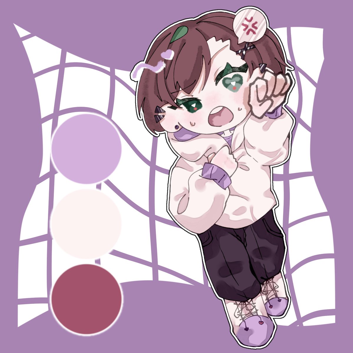 Sai5no_'s tweet photo. 過去絵 oc

こんな感じのミニキャラも描けます✍🏻♡
背景デザインを揃えるのが好きですჱ̒(ｰ̀֊ｰ́˶ https://t.co/pVHXlyQifz