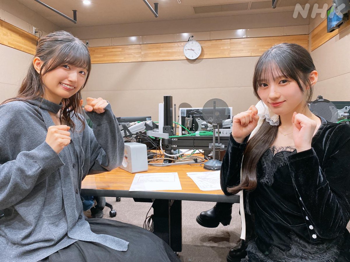 nhk_radirer's tweet photo. 💌🔥『最後に告白チャンス！？対決！』💞 ̖́-  

らじらー！の鉄の掟【お芝居の中で乃木坂46のメンバーに告白してはいけない】を守ってきた！？藤森さん、池田さんに告白チャンス到来！？告白したくなるのはどっちだ！  

🩷同時配信🩷 
https://t.co/x5sTKBxIQH
 #nhkらじらー #五百城茉央 #川﨑桜 https://t.co/CZaRgy76ys