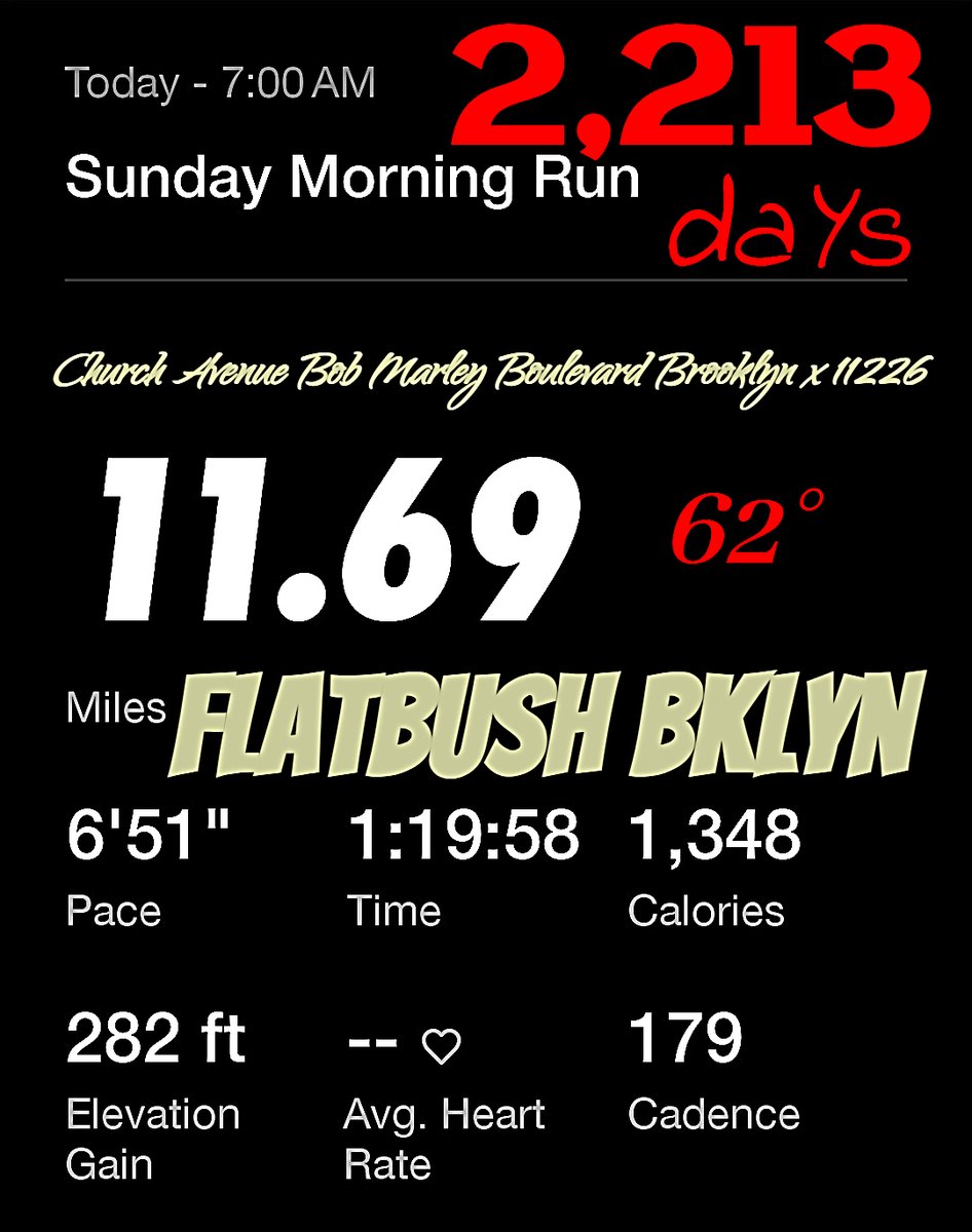 CefAllah's tweet photo. 2,213 consecutive days, 11.6 Miles today! #fall #stayinspired #letsgochamp #discipline πͺπΏπ₯β½π§―π¨π¨π¨π¨π¨π¨ https://t.co/0y21nqROz8