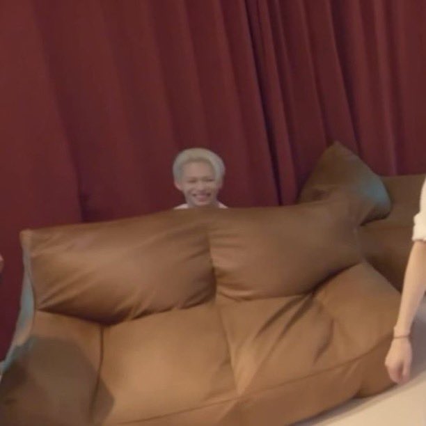 kvnjji's tweet photo. he was so happy to be a couch https://t.co/JizeNn7LsV