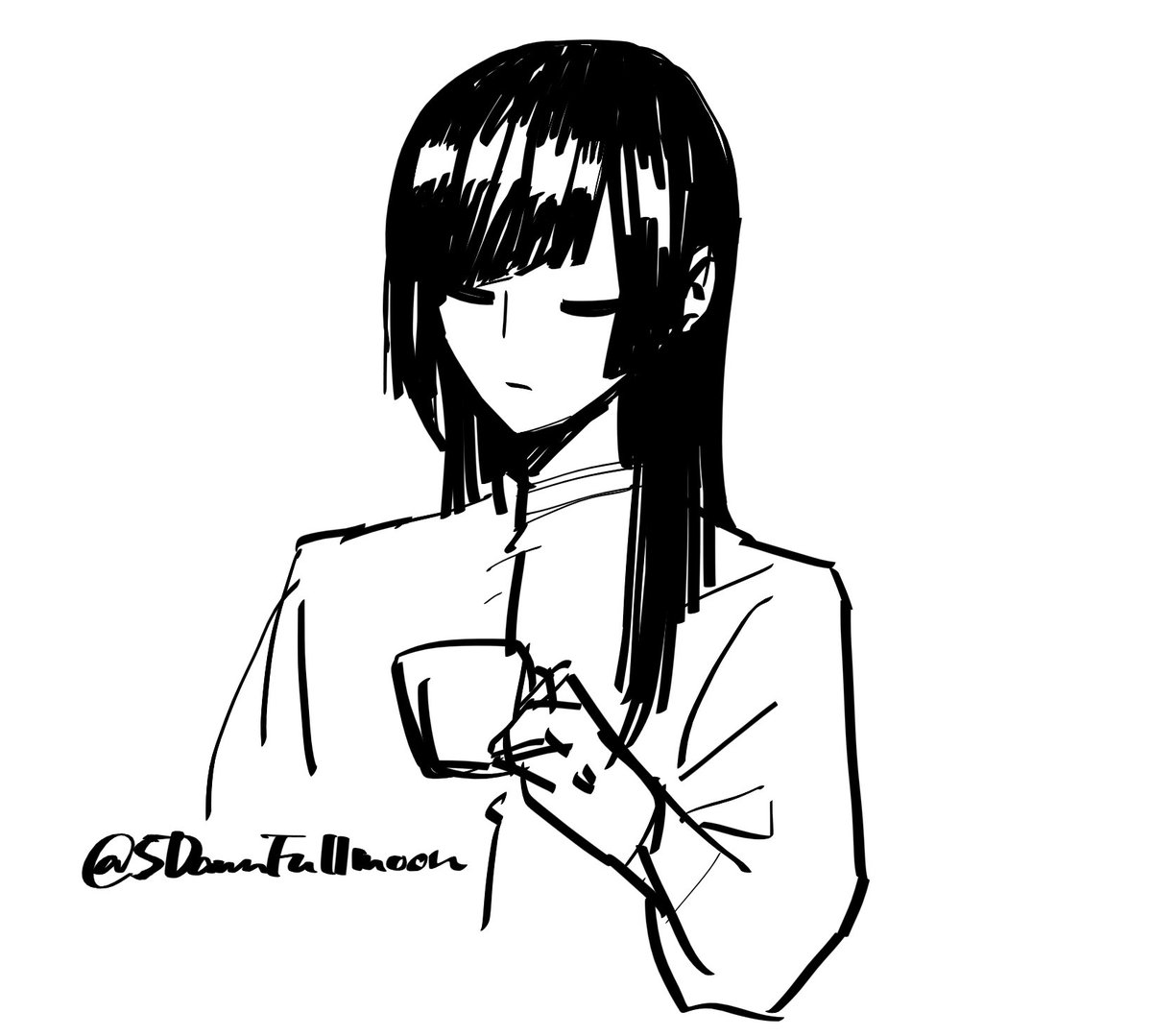5DawnFullmoon's tweet photo. 相棒の絵の右側の子 https://t.co/cPP0iS7xaw