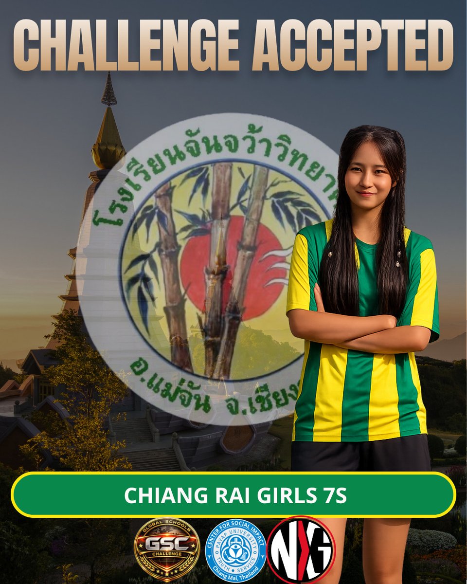 addisonrod6iwj's tweet photo. Challenge accepted! We look forward to welcoming Chiang Rai Girls 7s from Thailand to this year’s Global Schools Challenge in Chiang Mai, Thailand, from 8–14 December 2026. https://t.co/3phYX7oTaG