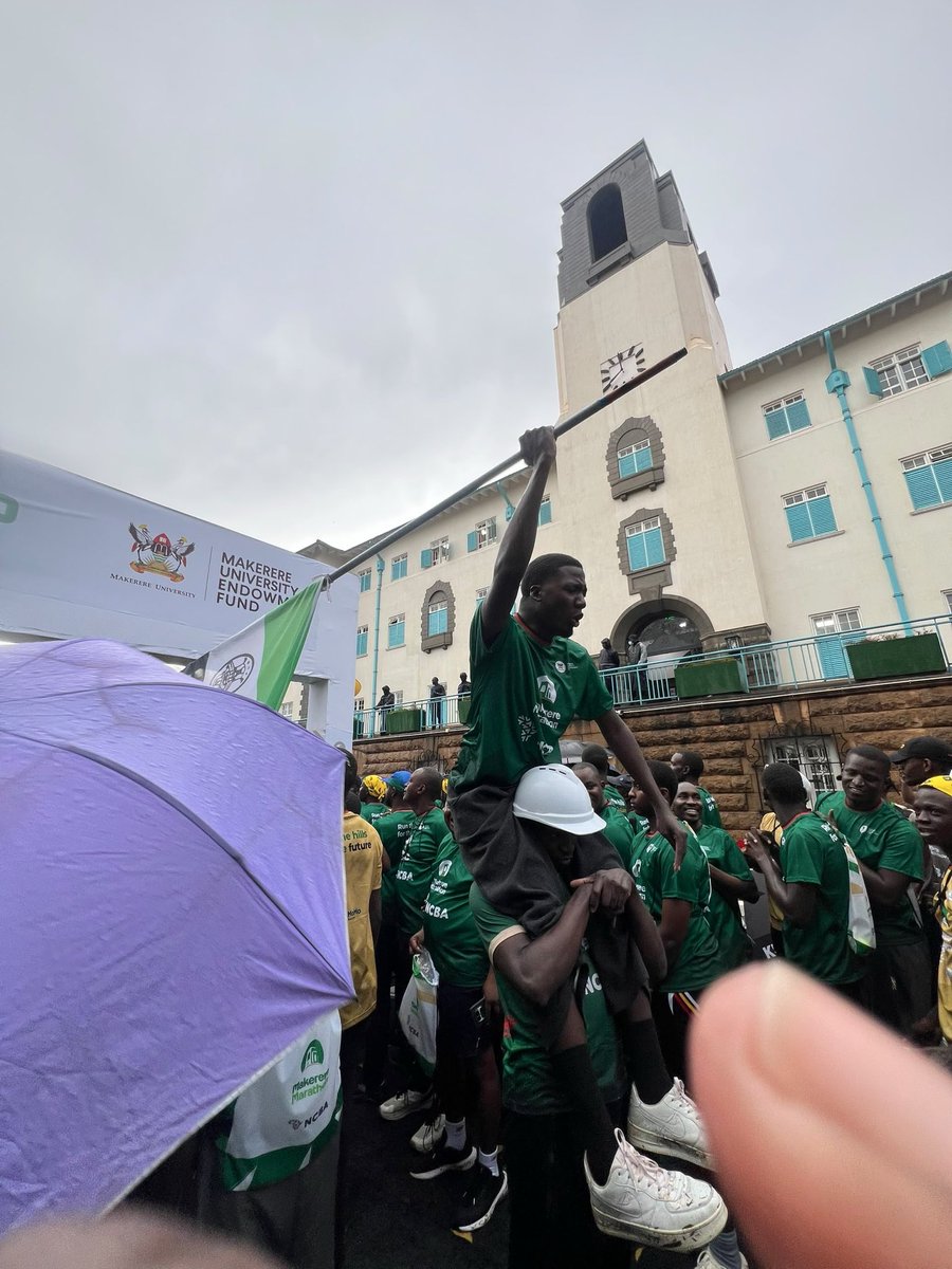 Kun2Sharif's tweet photo. From the climb to the finish line we showed up, pushed through, and made every step count. 

That’s what Afro stone solidarity stands for.

Proud moments, shared strength, and the spirit of the @Makerere Marathon. 

Together, we ran for a stronger cause bigger than ourselves. https://t.co/NX8AhYJAei