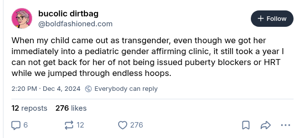 libs_talking_2's tweet photo. Kid comes out and they rush straight to a pediatric gender clinic. Totally the child's idea. https://t.co/REInuatkBH
