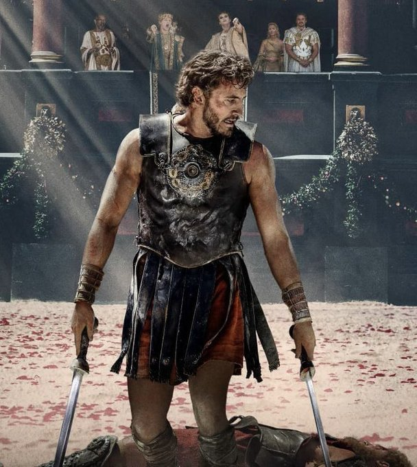 CinePensar's tweet photo. Hoy en @La1_tve:

- Esta tarde: Gladiator (2000): Belleza melancólica
- Esta noche Gladiator II (2024): Innecesaria!

#cine #Peliculas #Gladiator #GladiatorII https://t.co/YHWEKKQ4AL