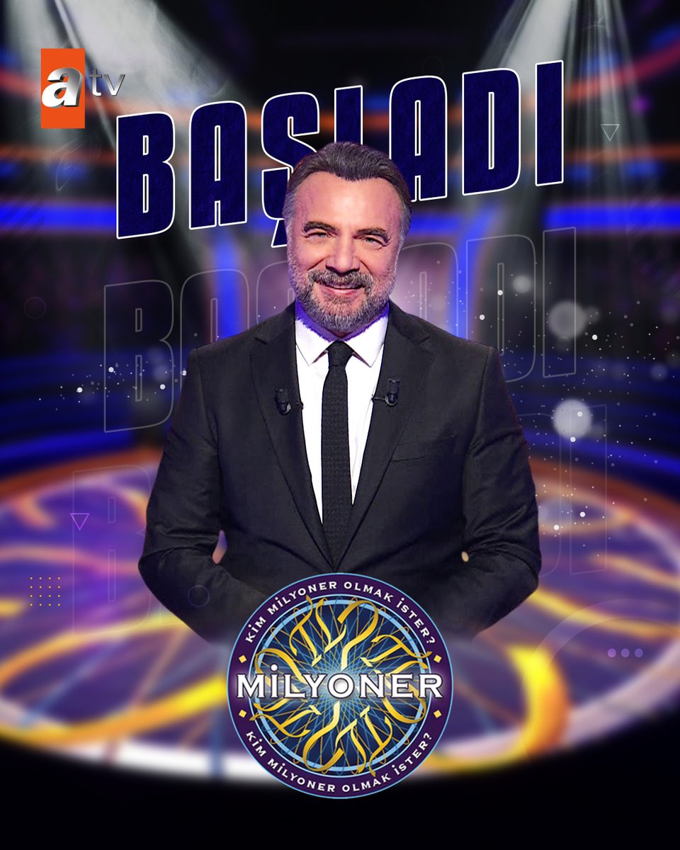 atvcomtr's tweet photo. Oktay Kaynarca'nın sunumuyla "Kim #Milyoner Olmak İster?" yeni bölümüyle şimdi atv'de!
@milyoneratv

İzlemek için ➡️ https://t.co/8h9E3KRiIm https://t.co/NpPFihj7eB