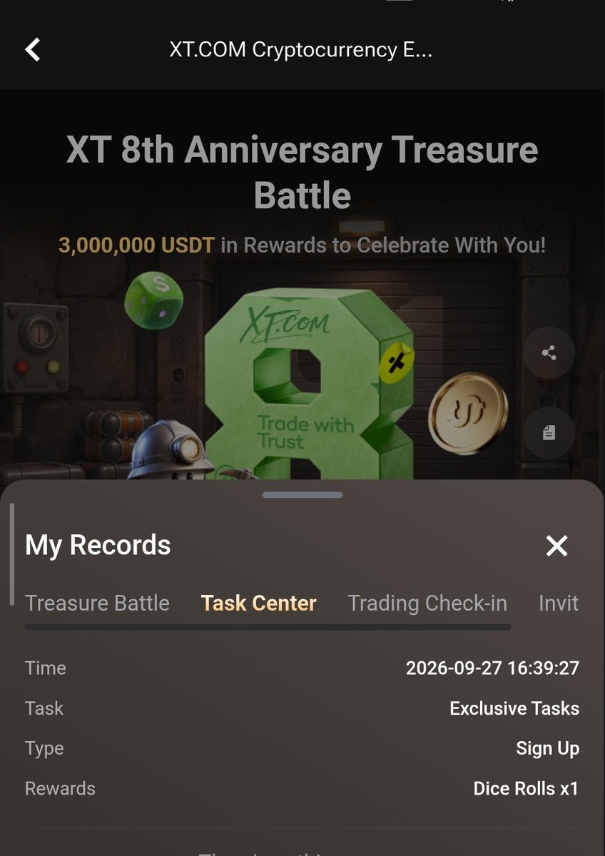 Nowak50503's tweet photo. @XTexchange I’m ready for the NeXT!
I choose my Xplorer identity and I’m building my NeXT journey with XT Exchange. 🔥

#XT8 #BuildTheNeXT @XTexchange

Uid:194447 https://t.co/UQ0C4voN7M