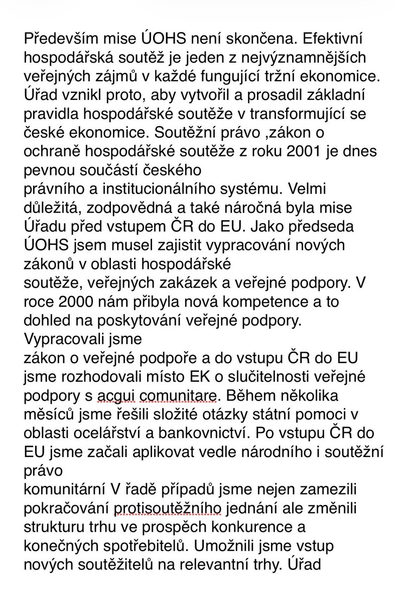 josef_bednar1's tweet photo. ÚOHS si připomíná 35 let své existence. Stál jste v čele této instituce, která
významně ovlivňuje českou ekonomiku a tržní prostředí , v letech 1999-2005.
Pane předsedo podařilo se naplnit misi soutěžního úřadu za 35 let? https://t.co/kfR9nEQR1F