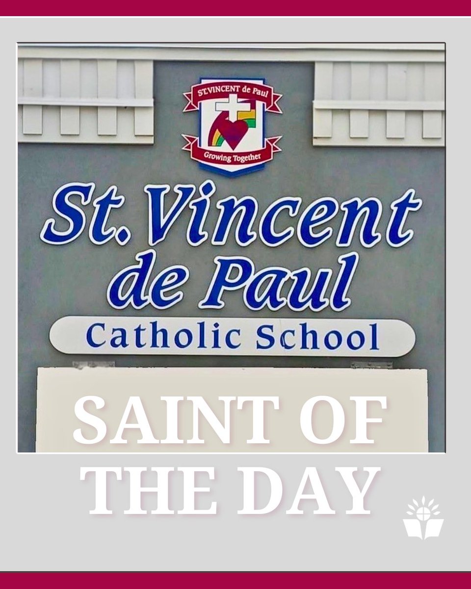 LDCSB's tweet photo. Today's #SaintofTheDay is St. Vincent de Paul! #GetToKnowLDCSB https://t.co/1Blj4BuLQy