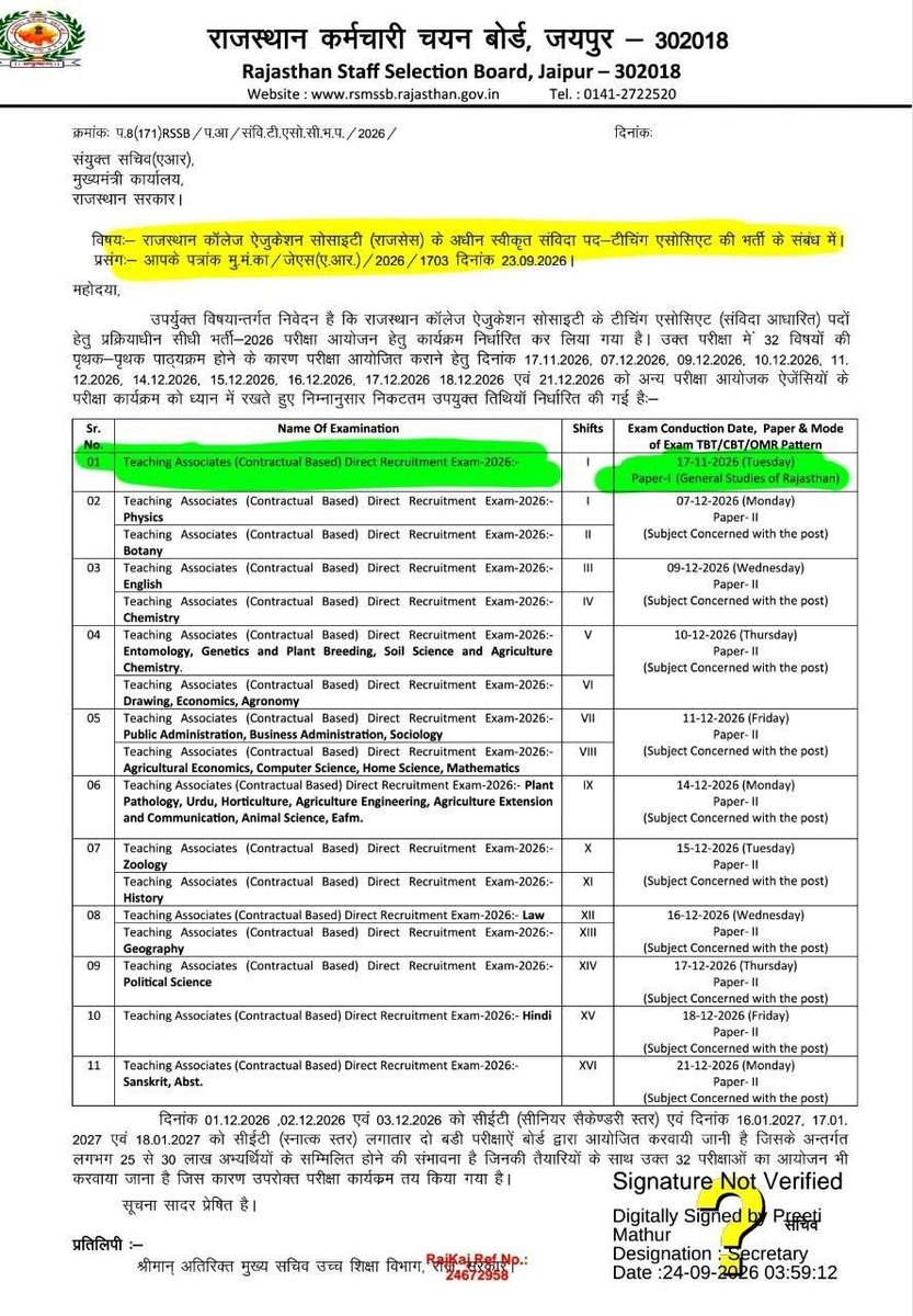 Ankitdholiwal99's tweet photo. @alokrajRSSB जी आपसे एक जानकारी लेनी थी क्या टीचिंग एसोसिएट exam date fix हो गई क्या ऑफिशल site par mil nhi rhi h जानकारी https://t.co/uLnSVHmPlY