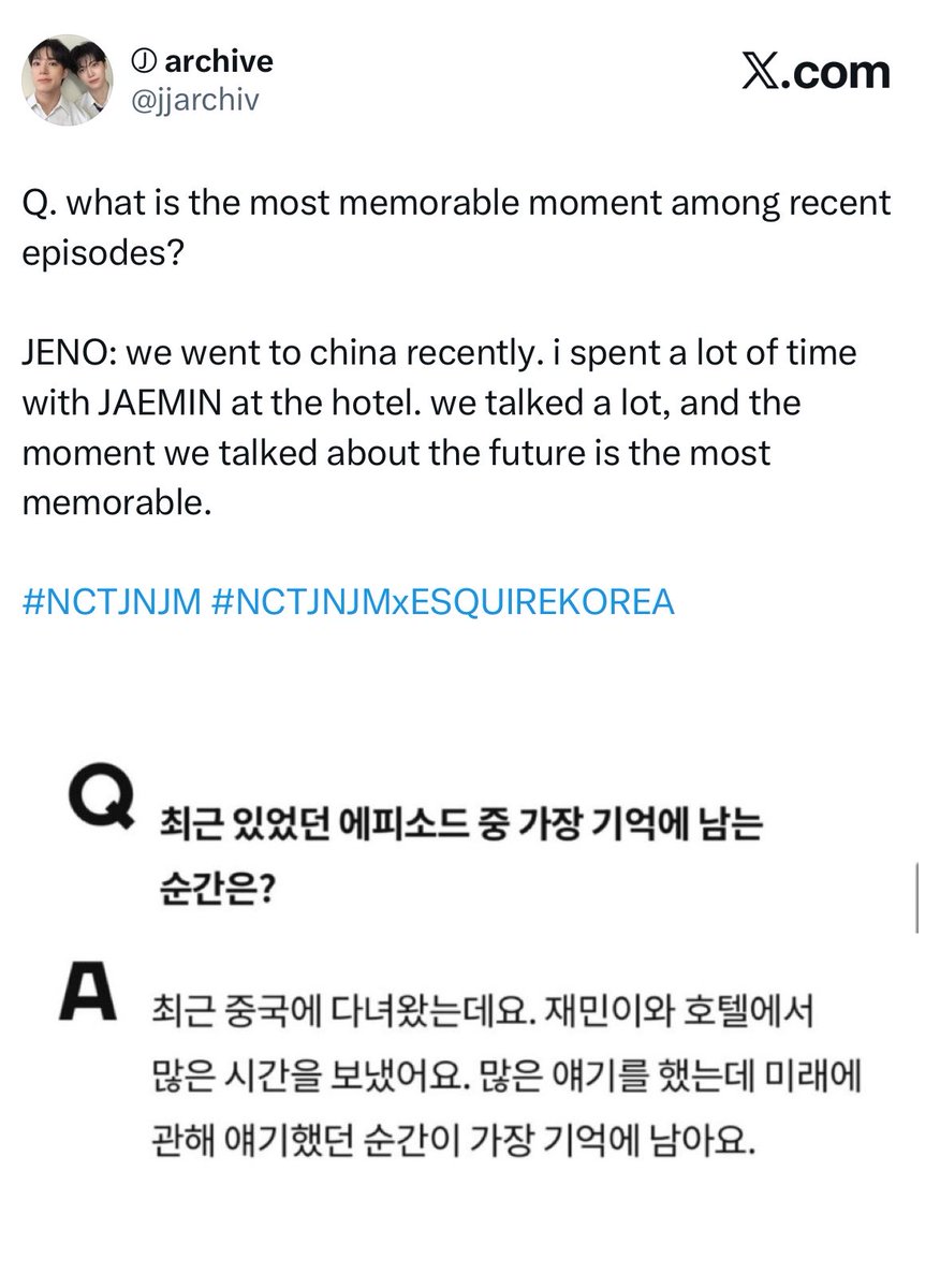 ljnsbff's tweet photo. must be so nice to have someone you can talk about the future with, and knowing you are part of each other's future… 🥹 https://t.co/IaikxYjOxV