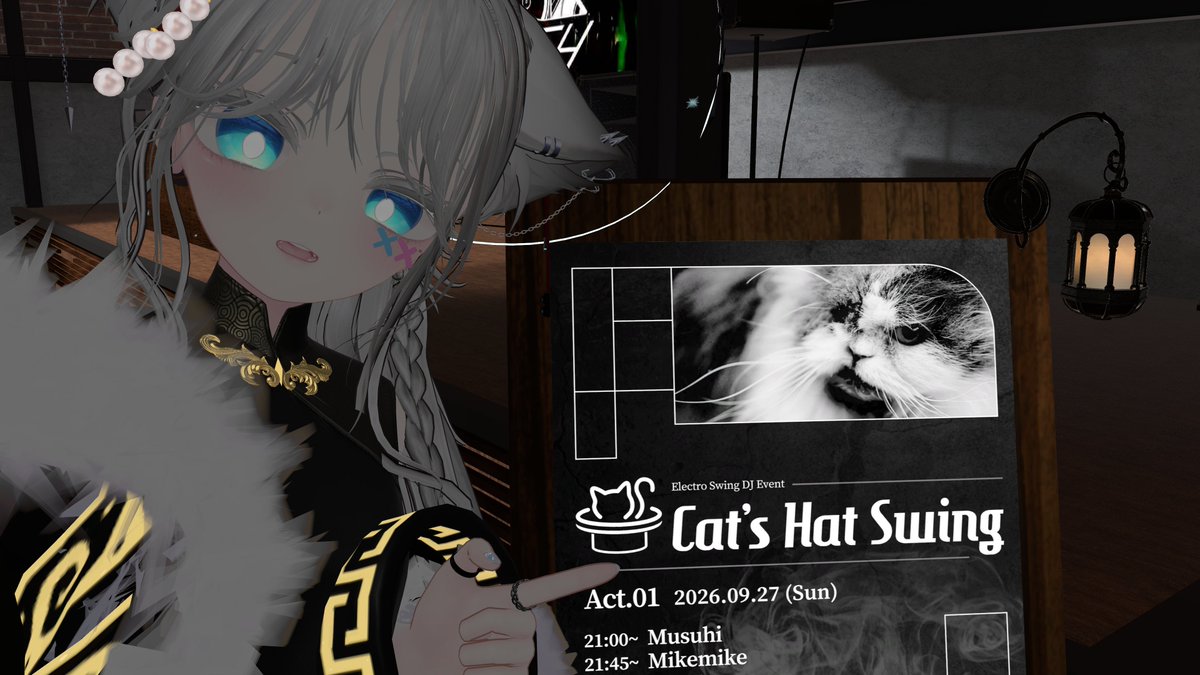 CatsHatSwing's tweet photo. Act.01 Last Ashagi #VRC_CHS https://t.co/vVdX6xWAXt