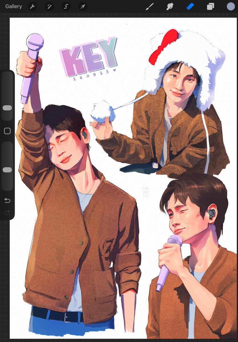 Cha080525's tweet photo. Sunday sketches #Key #키 https://t.co/gLh0YFuH9T