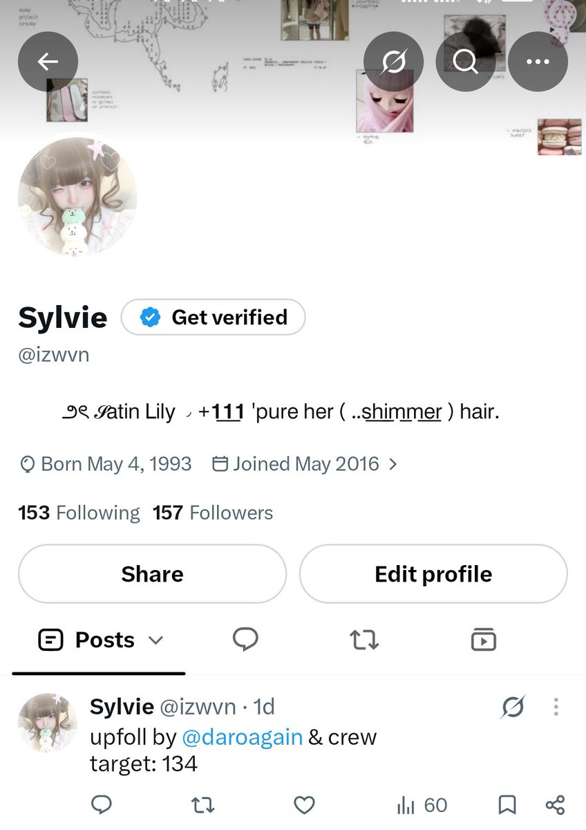 izwvn's tweet photo. upfoll BA JFB done by @daroagain's crew

start: 34
order: 100
target: 134
end: 157
bonus: 23

code, ﹫𝘴𝘸𝘢𝘯__𝘦 https://t.co/q0GK9iRrAA