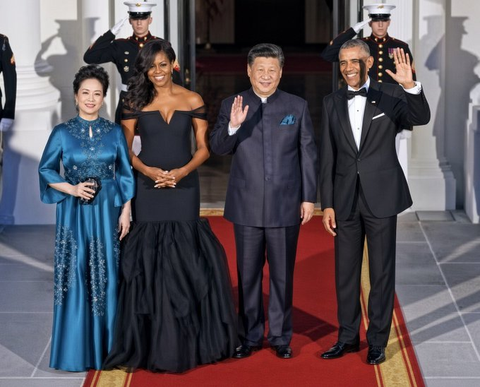 WilkowMajority's tweet photo. Since democrats are outraged at Trump for hosting Xi Jinping. I want democrats to explain this. https://t.co/cqbddLkcjQ
