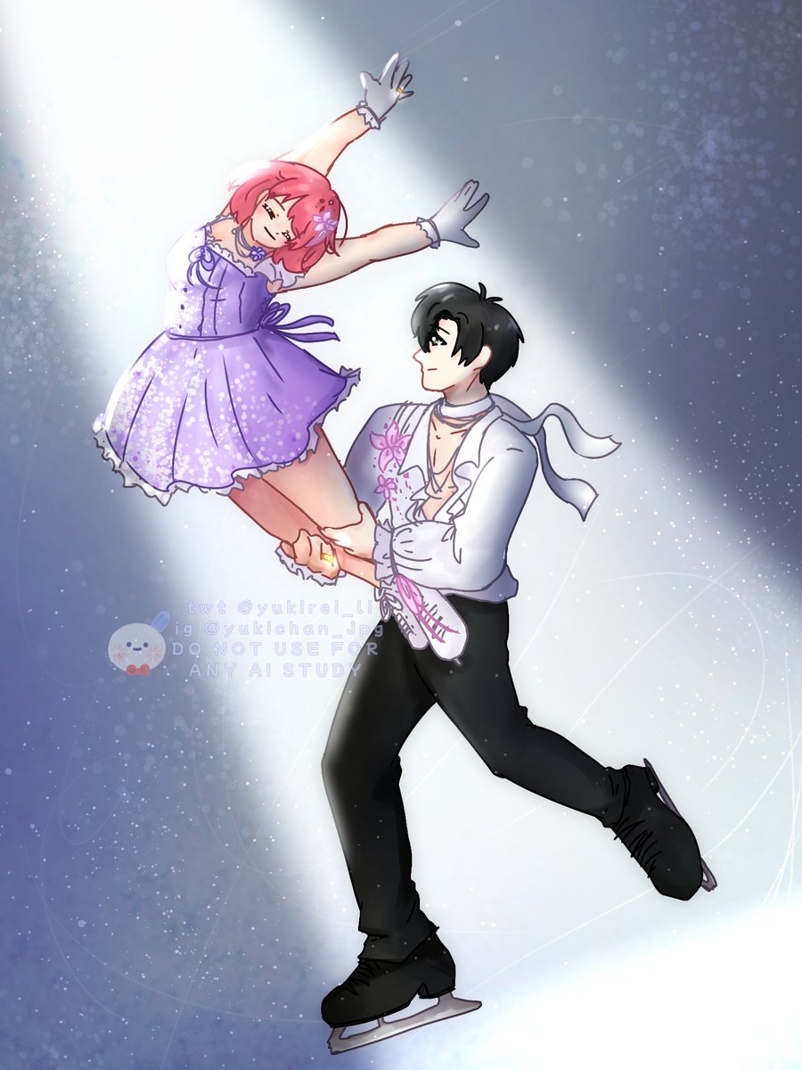 yukirei_li's tweet photo. Pair skating #springsnow because i can :) 🌸❄️ https://t.co/PiCbOsaMTn