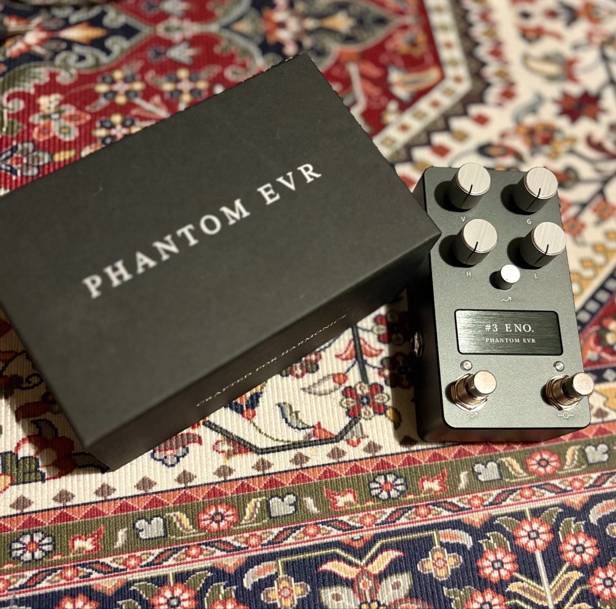 rallysxxxxxdow1's tweet photo. my new gear...
Phantom EVR - ENO
奇跡的に初期ロットの滑り込みに成功しました…!ギリギリセーフ!
音出しがめちゃくちゃ楽しみです。じっくりと味わいたいと思います!
#leqtiqueevr #phantomfx #phantomevr #eno https://t.co/goYdG8B7ik