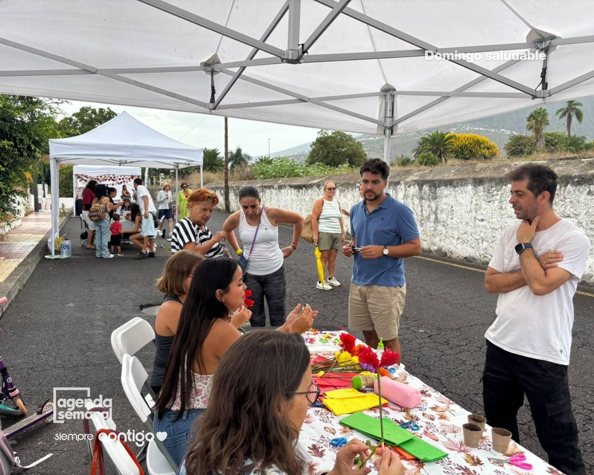 psoeportuense's tweet photo. ✨ Música solidaria y compromiso vecinal en nuestra agenda de fin de semana 🌹

Continuamos repasando la actividad de estos días con citas muy especiales. Este sábado estuvimos presentes en el emblemático Castillo San Felipe para disfrutar del Concierto Solidario de Piano a la Luz de las Velas, a cargo de Rafael Montalvo Alonso, una cita organizada por el Club de Leones de Puerto de la Cruz dentro del proyecto en convenio con la Universidad de La Laguna para la investigación y apoyo contra el cáncer infantil.

Asimismo, este domingo hemos estado en el "Domingo Saludable: Sin coche, sin móvil", una propuesta celebrada en el Camino Garañona que ha contado con talleres de semilleros, creación de flores de papel, reparto de fruta fresca y visitas guiadas al huerto comunitario El Durazno.

Nos representaron en estos eventos Flora Perera (@pereraflora), Macarena García (@mariamacarenagarciacarrillo), Jesús Reverón (@jesusreveronq) y Rebeca Toste (@rebecatoste).

X: @psoeportuense
Instagram: @psoe_puertodelacruz
Facebook: @psoepuertodelacruz

Nuestro compromiso es #SiempreContigo.

#SiemprePuertodelaCruz #SiempreLeales #PuertodelaCruz #PsoePuertodelacruz