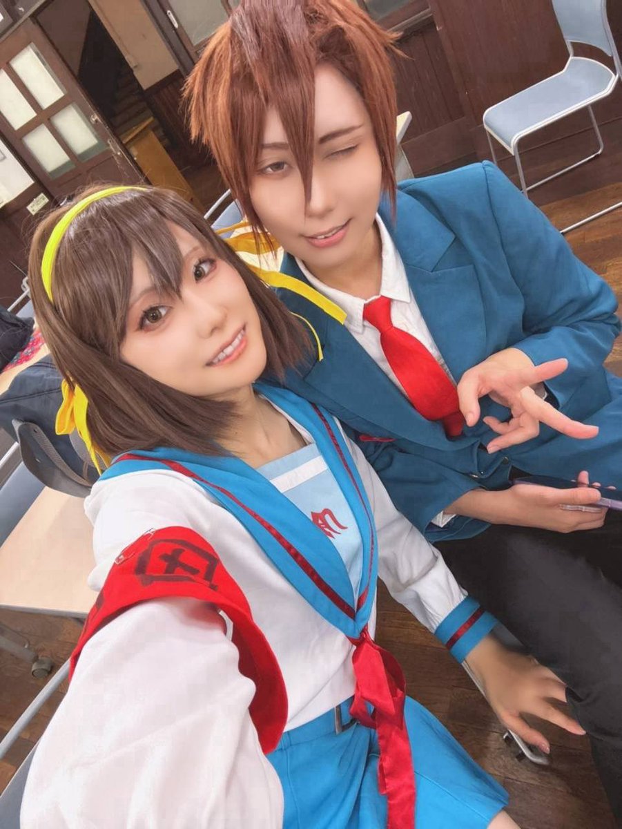 makairimocos's tweet photo. ツーショ！！
と場所！！！ウザ絡み多めwww😂
#コスメル
 #コスメルin旧二葉小学校 https://t.co/JFMUPZTllj