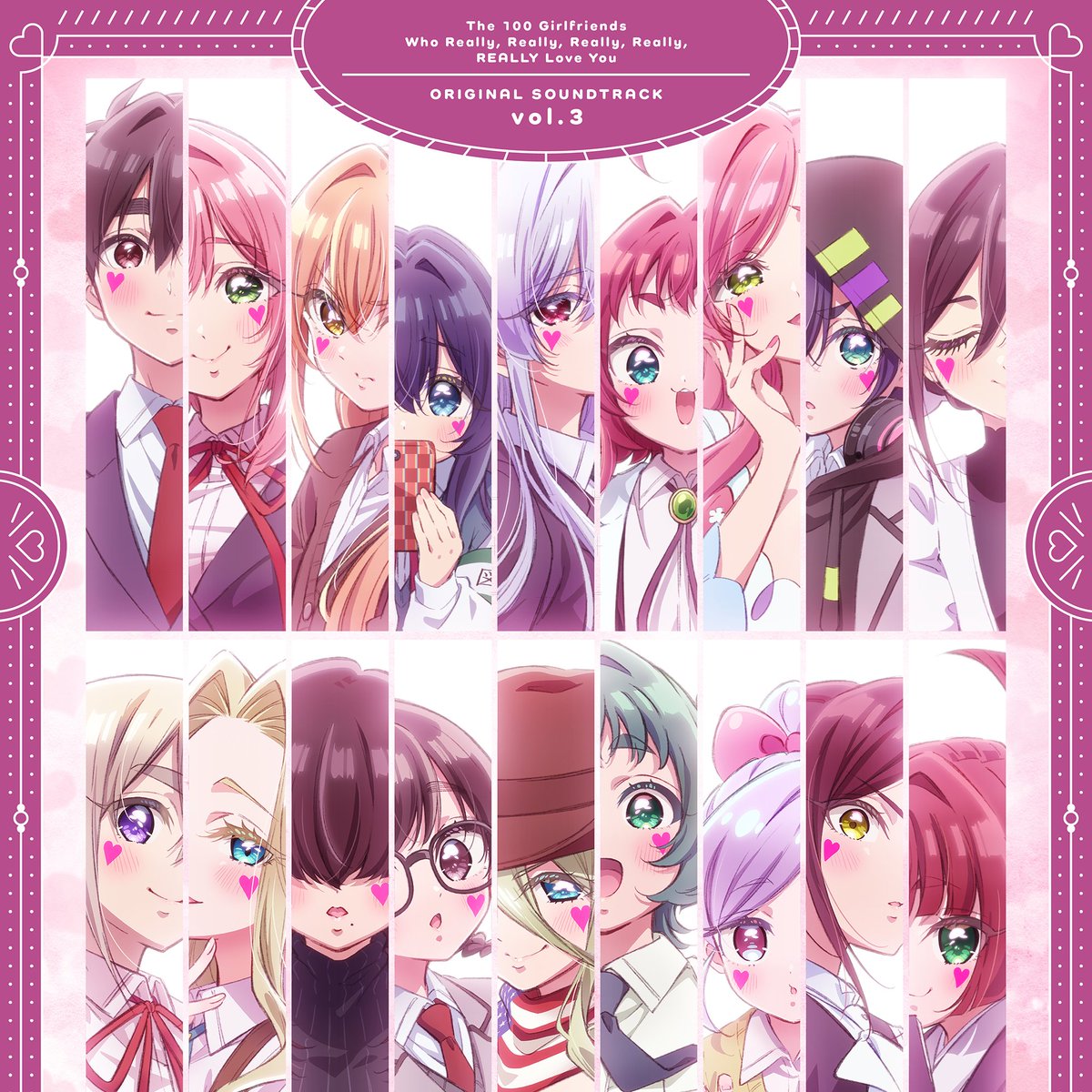 hyakkano_anime's tweet photo. ／
TVアニメ『君のことが大大大大大好きな100人の彼女』第3期
オリジナルサウンドトラック vol.3 配信開始❣️
＼

作品を彩った楽曲を収録💫
ぜひお聞きください💞
音楽：#睦月周平、#滝澤俊輔 (TRYTONELABO)、#eba

🔗https://t.co/FoPxiPfEbV

#アニメ100カノ https://t.co/K9t7jbIllK