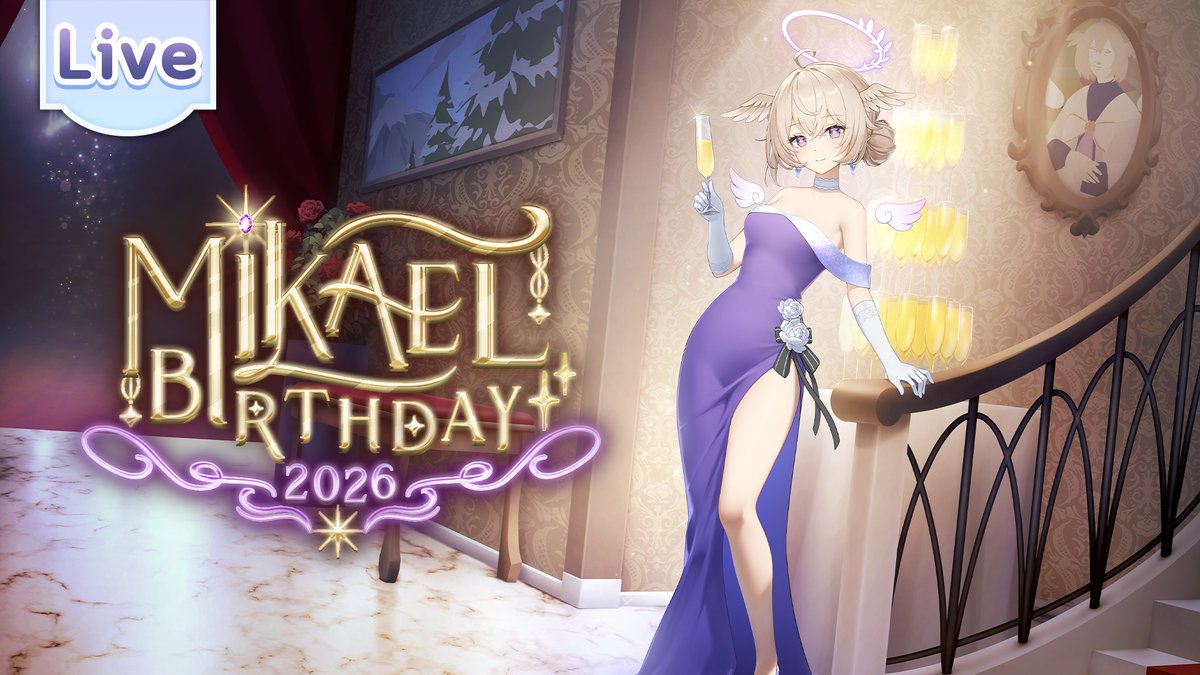 CerafineMikael's tweet photo. 【Mikael's Birthday】รื่นเริงฉลองในราตรีนี้
20.00 (GMT+7)
ดื่มด่ำกันเถิดเหล่าท่านทั้งหลาย
https://t.co/5knjL6cd2P
.
#MikaelBirthday2026 #MikaKami https://t.co/E63D8x0iPT