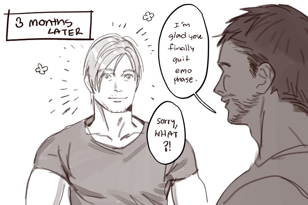 Rikky2yn's tweet photo. Doodle vendetta leon https://t.co/fbvZoUmbWy